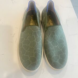 Rothy's Olive Green Slip-On Sneakers